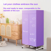 La maison pliable portable intelligent commode anti-rides vapeur UV repassage automatique sèche-linge