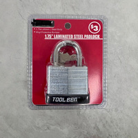 Cadenas américain multicouche à plusieurs niveaux, 45 cm de large, en acier A3, avec serrure à came