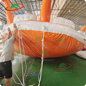 <span class=keywords><strong>Remolque</strong></span> de agua caliente Crazy UFO inflable remolcable deportes acuáticos giratorio inflable discoteca barco - Product Image 3