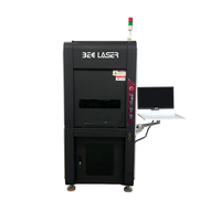 60w 110*110mm 100w Fiber Lazer faisant la gravure impression Machine d'écriture avec CE pour bouteille en verre carte de crédit métal aluminium