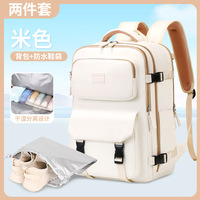 Sac à dos de voyage polyvalent, grand format, imperméable, avec roulettes