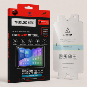 Protection d'écran pliable EPU, fabrication coréenne, matériau personnalisé, testée 50 000 plis, fourniture OEM pour <span class=keywords><strong>iPhone</strong></span> 18 Fold - Product Image 1