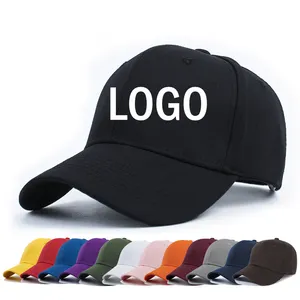 Topi Baseball Pria Logo bordir kustom pabrik topi Baseball longgar bergaya untuk pria