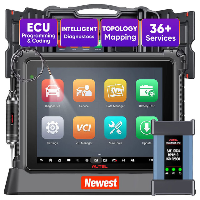 Autel MaxiCOM Ultra Lite S Universal Car ECU Programming OBD 2 Scanner Machine Smart Wireless Auto Diagnostic Vehicle Tools