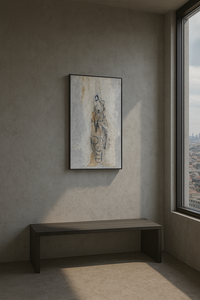 Peintures murales abstraites modernes pour chambre d'hôtel, motif de masque japonais sans cadre, pour salon - Product Image 3