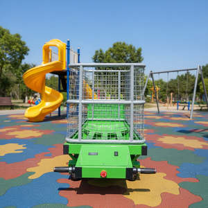 Chariot à main électrique commercial pour remorque de voiture, château gonflable, chariot à roulettes, cadre en acier robuste, capacité de charge de 2200 LBS, CE - Product Image 1