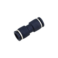 Connecteur plastique PU droit à une touche, 1 pièce 8 MM, raccord pour tuyau d'arrosage, en plastique, rapide