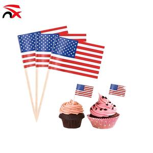 Banderas de Madera de <span class=keywords><strong>Venezuela</strong></span> para Pastel, Banderas de Papel Mini para <span class=keywords><strong>Bar</strong></span> Deportivo, Eventos de Celebración de Aficionados al Fútbol - Product Image 5