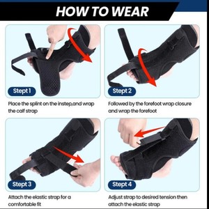 Attelle de soutien de la cheville Deyue pour corriger la chute du pied, aligner le pied et renforcer les muscles - Product Image 5