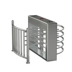 Tür-Zugangskontrolle mit Lesekarte Drehtüren mit halber Höhe Drehgestell