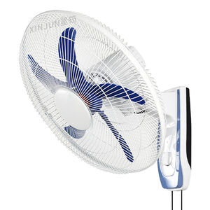 Grote wandgemonteerde mechanische plastic elektrische ventilatoren met 5 bladen, 16 inch, oscillerend, energiezuinig, klasse lage geluidssterkte, voor restaurants - Product Image 6