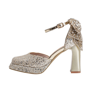 Zapatos de Tacón Alto para Mujer, Otoño 2026, Estilo Francés, Punta Cuadrada, Tacón Grueso, Elegantes, Cómodos, Antideslizantes, para Boda - Product Image 1