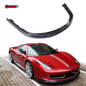 Meilleur prix pour la mise à niveau vers un diffuseur avant de style V Vors en fibre de carbone pour Ferrari 458 - Product Image 4