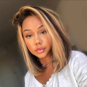 วิกผมบ๊อ<span class=keywords><strong>บ</strong></span>ไฮไลท์สี 4/27 ของ My Dream Hair จัดส่งฟรี วิกผมแท้ 13*4  แบ<span class=keywords><strong>บ</strong></span>ถอนขนมาแล้ว  ฐานใส  ขายส่ง - Product Image 2