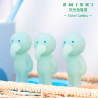 SMISKIs Série Toilettes Figurine Luminescente Verte Boîte Mystère Mini Figurine Décorative Modèle de Bureau Jouet Sonny Angels Cadeau Surprise