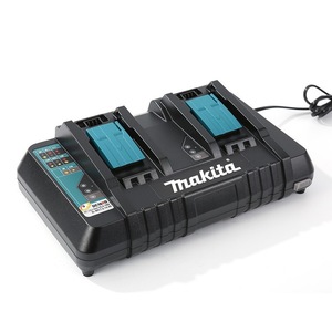 Chargeur rapide double port Makita DC18RD 18V Lithium-Ion pour batteries 18V - Product Image 3