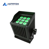 Projecteur LED extérieur étanche IP65 alimenté par batterie 9x18W RGBWA+UV sans fil DMX Uplight