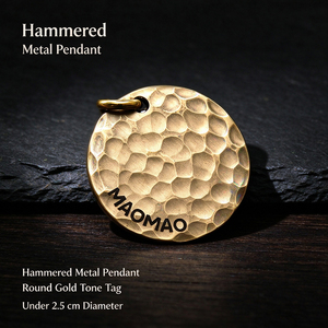 Etiqueta Metálica Personalizada para Ropa, Etiqueta Metálica Grabada con Letras en Relieve y Orificios para Coser para Accesorios de Vestimenta - Product Image 1