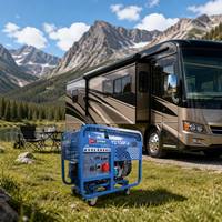 Générateur diesel silencieux à châssis ouvert de marque Yuchai 10 kW YC10GF-3 230 V 400 V monophasé/triphasé avec ATS pour l'exportation