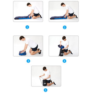 Polyester không thấm nước ngoài trời phong bì gấp dây kéo đóng cửa thời trang tùy chỉnh thể thao giản dị Du lịch ngủ nệm ấm đi bộ đường dài - Product Image 2