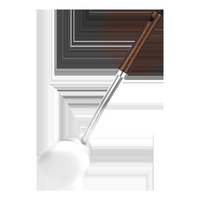 Ensemble de cuillères de cuisine et de mélange en acier inoxydable allemand épaissi, avec passoire pour bouillie et soupe, manche en bois de hêtre, ustensiles de cuisine ménagers
