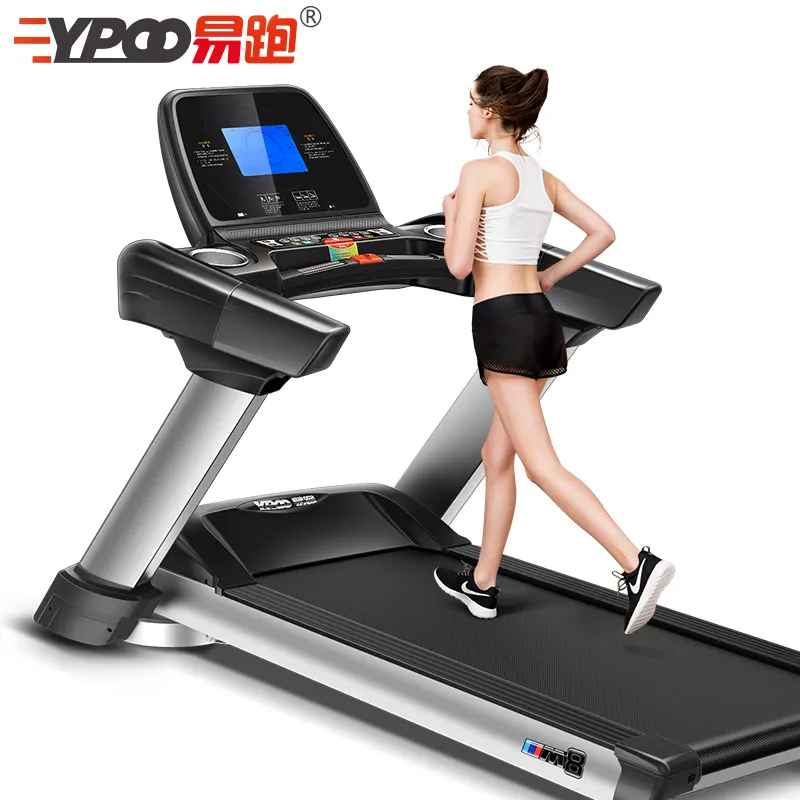 Ypoo Ac Motor Grootste Loopband Luxe Fitnessapparatuur Commerciële Loopband Beste Lopende Machine Fabriek