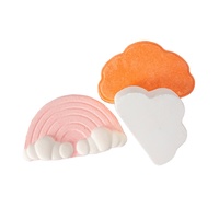 Bombes de bain en forme de nuage rose arc-en-ciel, bio, véganes, faites à la main, pour hôtels, relaxantes/hydratantes, vente en gros, marque privée