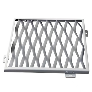 Modern Aluminum Mesh Curtain Wall 70in+ Width Powder Coated Anti-Corrosion Exterior <b>Room</b> <b>Divider</b> - Product Image 4