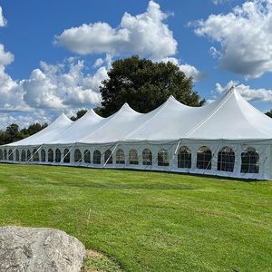 Commercial Aluminum Tents Waterproof Lightweight For Outdoor Events Weddings Parties Pvc Canvas Fabric Side Wall With Sidewall - Product Image 3