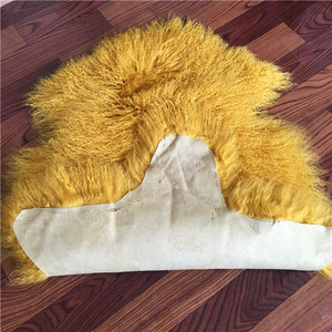 White Long <strong>Curly</strong> Hair Sheepskin Real <strong>Lamb</strong> <strong>Fur</strong> - Product Image 2