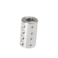 Couplage rigide à collier de type JQ en acier inoxydable 304, diamètre extérieur 53 mm, longueur 83 mm, 25-30 mm, embase 8 mm