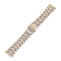 Tali Jam Tangan Terlaris, Tali Pergelangan Tangan, Gelang Logam Stainless Steel 16 18 20 22 24MM, Tali Pergelangan Tangan Logam Baja