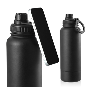 Bouteille isotherme à double paroi en acier inoxydable 304 avec couvercle magnétique personnalisé, pour le camping, l'école, la salle de sport - Product Image 4