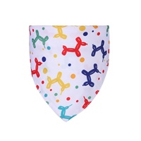 Bandana triangulaire personnalisé pour chien, motif nœud papillon, mignon, double taille, serviette de salive pour animaux de compagnie, serviette triangulaire pour chien