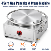 Machine à crêpes carrées rotative au gaz de qualité supérieure personnalisée pour les équipements professionnels des magasins de collations commerciaux