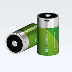 Primaire Oplaadbare Lithiumbatterij D Batterijen 3.6V Cel 1.5V Herbruikbare Type-C Poort Um1 D Vervanging Van De Batterij Is33600 Er34615