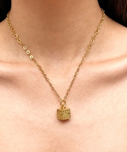 Inspire Bijoux En Acier Inoxydable Mode Personnalisée En Gros Kaaba Collier Bijoux Islamiques Plaqué Or pour Unisexe pour Cadeau - Product Image 2