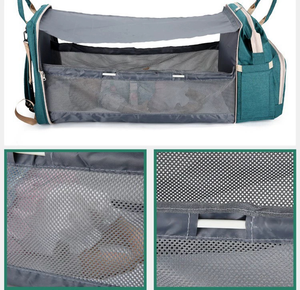 Mochila Pañalera Expandible para Mamá con Cambiador Portátil, Estuche para Chupón y Correas para Cochecito, Personalizada 600d - Product Image 4