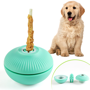 Kind Round Dog Chew <b>Toy</b> Holder <b>Interactive</b> Manual Pet Treat Dispenser - Product Image 1