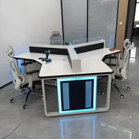 Best-seller Salle de contrôle Console de commande de forme spéciale Centre de commande de sécurité Console d'ordinateur Bureau
