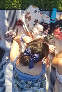 โบว์ผูกผมทำจากโพลีเอสเตอร์ซาตินอุปกรณ์จัดงานแต่งงานขนาดใหญ่สำหรับเด็กและผู้ใหญ่สำหรับของขวัญ<span class=keywords><strong>เพื่อนเจ้าสาว</strong></span>หรือแต่งตัว - Product Image 2