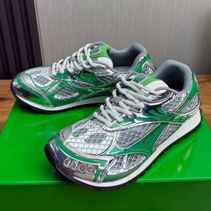 Zapatillas Deportivas de Moda para Hombre, Marca Original de Diseño de Alta Gama BV Orbit, con Cordones, Malla Deportiva, Cuero Genuino, Transpirables, con Suela de Goma - Product Image 1