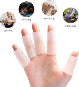 Gel Silicone Ngón Tay Tay Áo Bảo Vệ Thoải Mái Đệm Để Bảo Vệ Ngón Tay Thiết Bị Bảo Vệ Cần Thiết Cho Làm Vườn - Product Image 2