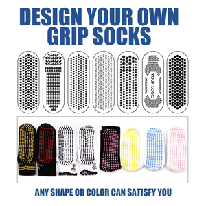 Wholesale Anti Slip <b>Sock</b> Non Slip Soccer Men Grippy Sport Football <b>Custom</b> Logo Sports <b>Grip</b> <b>Socks</b> - Product Image 6