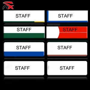 Vente en gros d'étiquettes de travail personnalisées en <span class=keywords><strong>aluminium</strong></span>, <span class=keywords><strong>plaque</strong></span> signalétique de bureau, <span class=keywords><strong>gravure</strong></span> au laser avec votre nom - Product Image 1