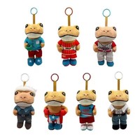 Nouvelle Grenouille Porte-clés Peluche Poupée Mignonne Grenouille Peluche Animal Figure Jouets Peluche Catégorie de Produit Peluche Figure Jouets Sac Accessoires