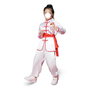 ชุดแสดงไทเก๊กและกังฟูสำหรับเด็ก ชุดยูนิฟอร์มศิลปะการต่อสู้ ชุดแฟนซีวูซูแบบจีนดั้งเดิมสำหรับเด็ก เหมาะสำหรับงานฮาโลวีนและงานคาร์นิวัล - Product Image 4