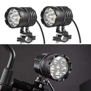 Ensemble d'éclairage pour moto Cafe Racer BMW Honda Kawasaki, lampe de conduite 12V, feux antibrouillard auxiliaires, phare LED - Product Image 2