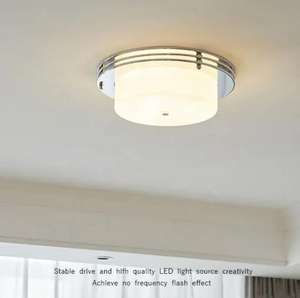 Plafonnier moderne en verre salon chambre à coucher lumière intérieur Plafonnier moderne - Product Image 2