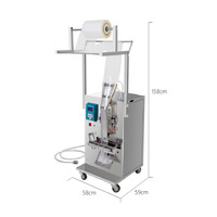 Automatique Petit Sachet Liquide Sauce Soja Lait Eau Jus Ensachage Huile Machine D'emballage Lait Coco Huile Sachet Eau Machine